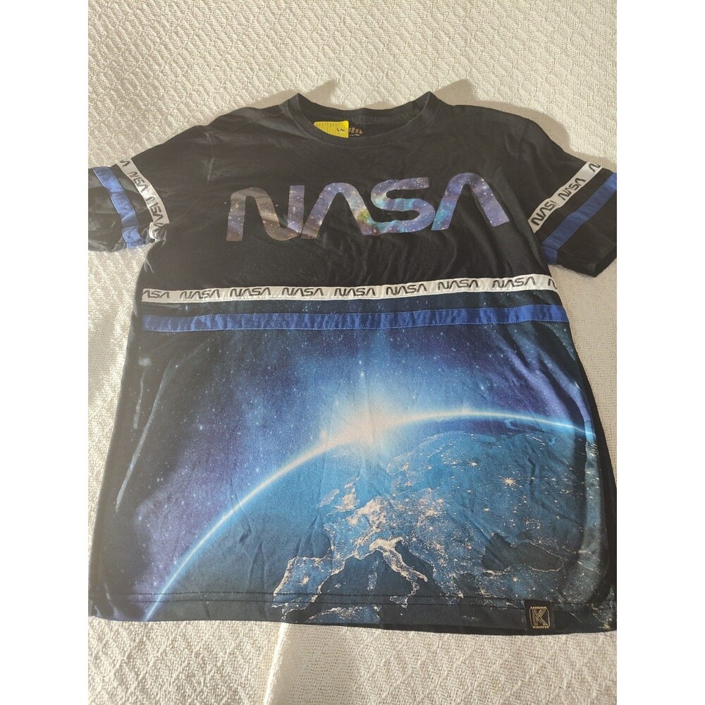 NASA Cryptic Size Small Men's T-shirt Decryptic Adamented Afality Clothing (1017